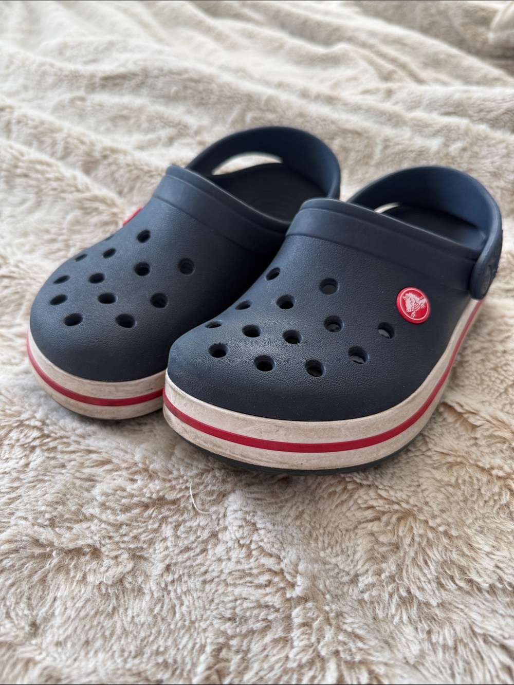 Kids Navy Blue Size J3 crocs